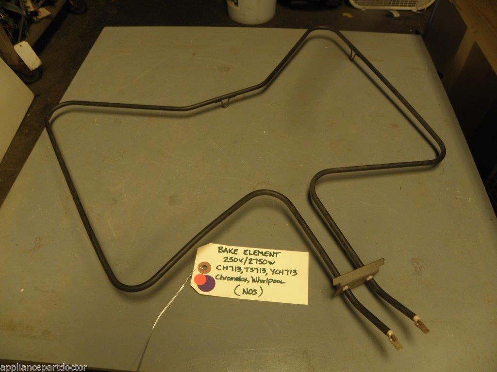 NOS Whirlpool Chromalox Bake Element CH713 TS713 YCH713 250v/2750w NOS Whirlpool Chromalox Bake Element CH713 TS713 YCH713 250v/2750w